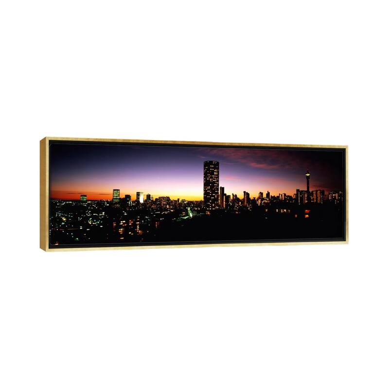 iCanvas "Downtown Skyline At Dusk, Johannesburg, Gauteng, South Africa